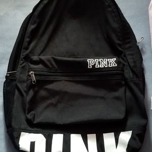 Victoria's Secret PINK Black Campus Backpack